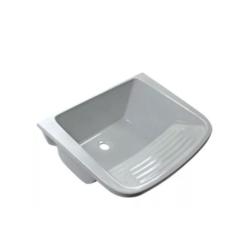 Tanque Unitário Fibra 0,60x0,50cm Cinza Rio Marmóre