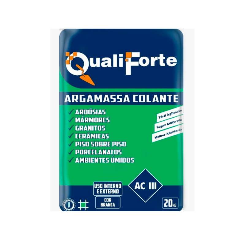 Argamassa ACIII 20kg Qualifort