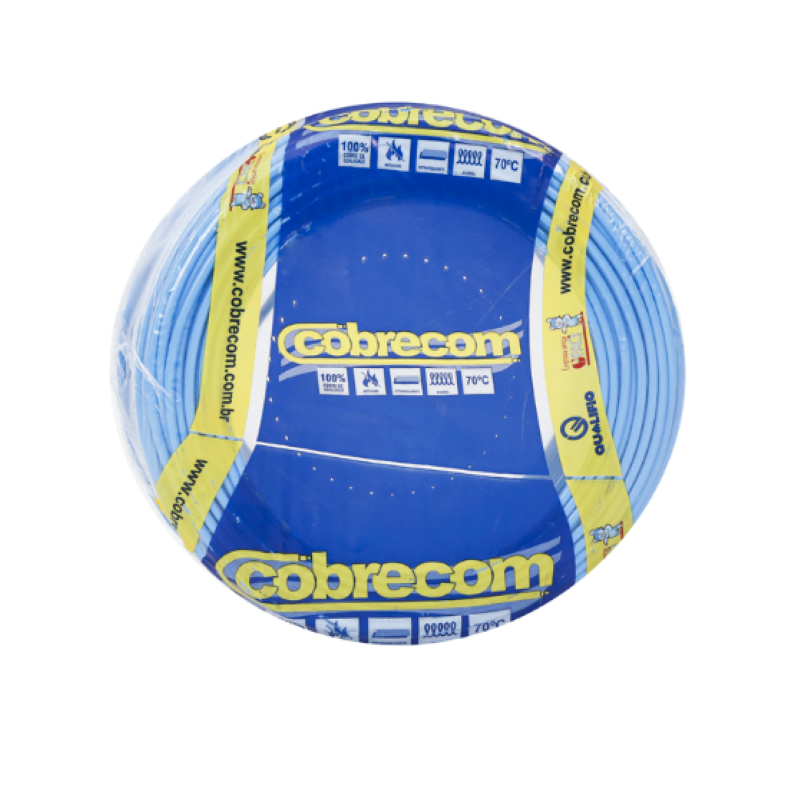 Cabo Flexível 2,5mm² Azul 100m Cobrecom